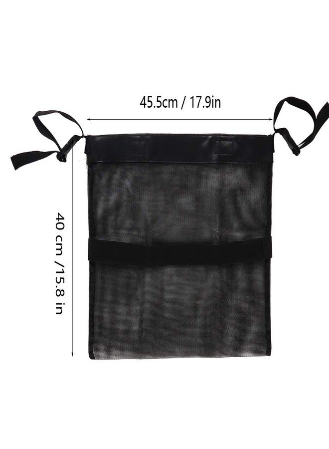 CHEOTIME Portable Stroller Hanging Bag, Side Sling Cargo Net Hanging Breathable Baby Stroller Mesh Storage Bag Wheelchair Portable Storage Bag Organizer - Image 2